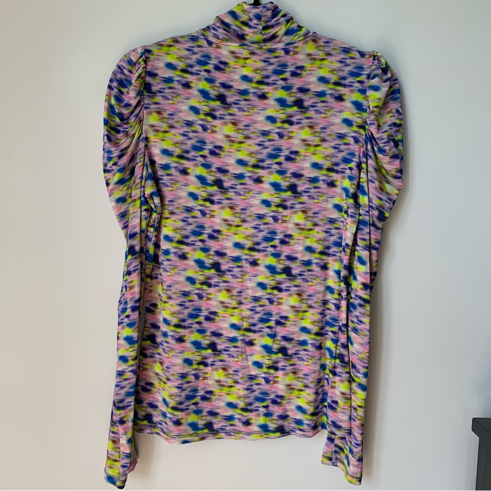 SIZE M TANYA TAYLOR ADONICA MULTICOLOR LONG SLEEVE - Picture 2 of 12